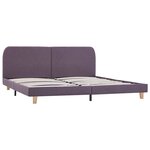 vidaXL Cadre de lit Taupe Tissu 180x200 cm