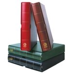 Album SUPRA MAX : étui + reliure (Rouge) - Album à anneaux pour timbres