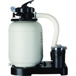 Piscine ronde 3.50mx1.20 décoré bois avec renforts