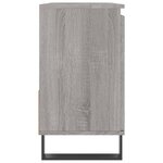 vidaXL Armoire de bain sonoma gris 65x33x60 cm bois d'ingénierie