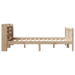 vidaXL Cadre de lit sans matelas 140x200 cm bois massif de pin