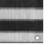 vidaXL Tapis de tente anthracite et blanc 400x500 cm PEHD