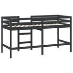vidaXL Lit mezzanine enfants échelle 90x200 cm bois pin massif