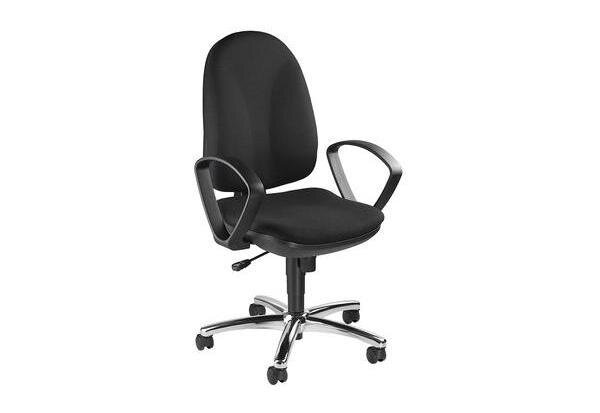 siège de bureau 'Synhro steel', tissu, noir TOPSTAR