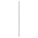 vidaXL Tête de lit métal blanc 80 cm