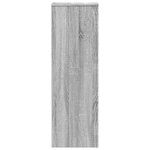 vidaXL Supports pour plantes 2 Pièces sonoma gris bois d'ingénierie