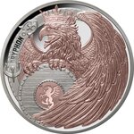 Pièce de monnaie en Argent 1 Dollar g 31.1 (1 oz) Millésime 2024 Heraldic Beasts GRYPHON
