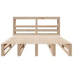 vidaXL Cadre de lit sans matelas 120x200 cm bois de pin massif