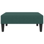 vidaXL Ensemble de canapés 2 Pièces avec coussins vert foncé velours