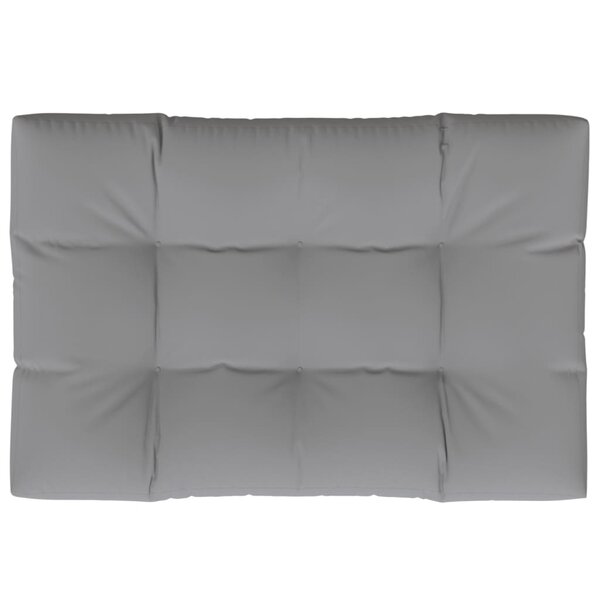 vidaXL Coussin de palette 120x80x12 cm gris tissu