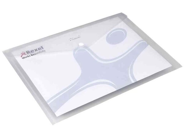 Lot de 5 Chemises à pression A3 transparent REXEL
