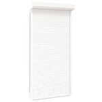 vidaXL Volet roulant aluminium 110x220 cm blanc