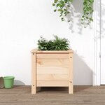 vidaXL Jardinière 40x40x39 cm bois de pin massif