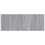 vidaXL Meuble TV sonoma gris 80x30x30 cm bois d'ingénierie