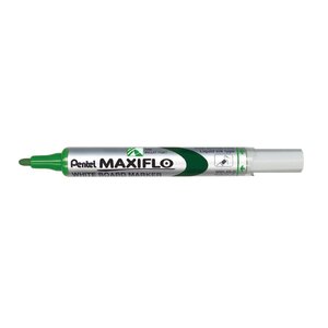 Marqueur maxiflo mwl5s tableau blanc pointe ogive vert x 12 pentel