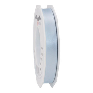 Satin double face 25-m-rouleau 15 mm bleu ciel