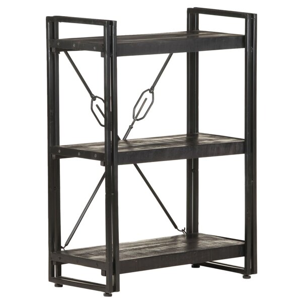vidaXL Bibliothèque à 3 niveaux 60x30x80 cm Bois de manguier massif