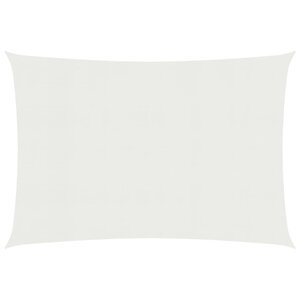 vidaXL Voile d'ombrage 160 g/m² Blanc 2 5x3 5 m PEHD