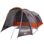 vidaXL Tente familiale 6 personnes orange imperméable