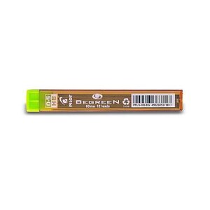 Etui de 12 mines qualité très résistante 0 5 mm Begreen HB PILOT