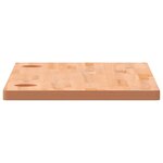 vidaXL Dessus de bureau 110x55x2 5 cm bois massif de hêtre