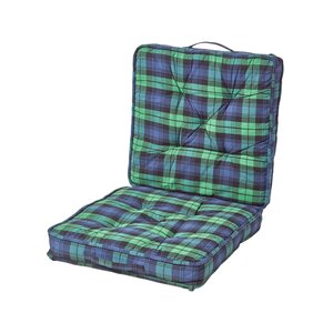 Coussin lombaire - Tartan écossais Vert - HOMESCAPES
