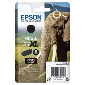 Cartouche d'encre d'origine XL Haute capacité BLACK 24XL EPSON