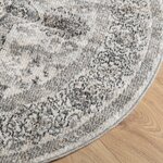 vidaXL Tapis ARBIZU intérieur extérieur design vintage Ø 120 cm