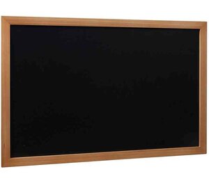 Ardoise murale WOODY 30 x 40 cm avec cadre en boisTeck SECURIT