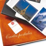 ALBUM CARTES POSTALES LUXE : reliure seule (Noir)