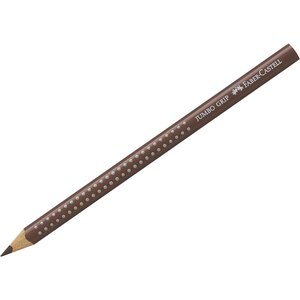 Crayons de couleur JUMBO GRIP Van Dyke marron FABER-CASTELL