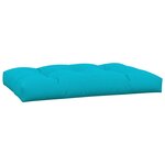 vidaXL Coussins de palette lot de 3 turquoise tissu