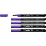 Marqueur pointe fine FREE acrylic T100 violet x 5 STABILO