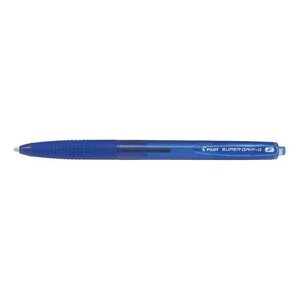 Stylo Bille Rétractable SUPER GRIP G Pointe Extra Large Bleu PILOT
