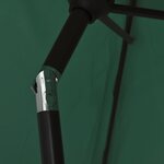 vidaXL Parasol 200 x 300 cm Vert Rectangulaire
