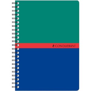 Carnet spirale 180 pages 5x5 70 g  format 10 5 x 14 8 cm CONQUERANT