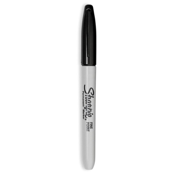 Marqueur permanent, Pointe conique 0,9 mm, Assortis (lot de 12)