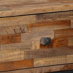 vidaXL Armoire latérale avec 6 tiroirs Teck massif de récupération