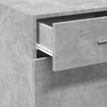 vidaXL Buffet gris béton 45x42 5x93 cm bois d'ingénierie