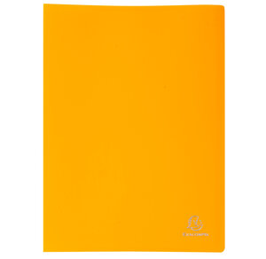 Porte vues PP A4 40 vues Jaune EXACOMPTA