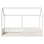 vidaXL Cadre de lit d'enfants forme de maison 80x200cm bois pin massif