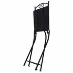 vidaXL Chaises de bistrot mosaïque 2 Pièces Orange et gris