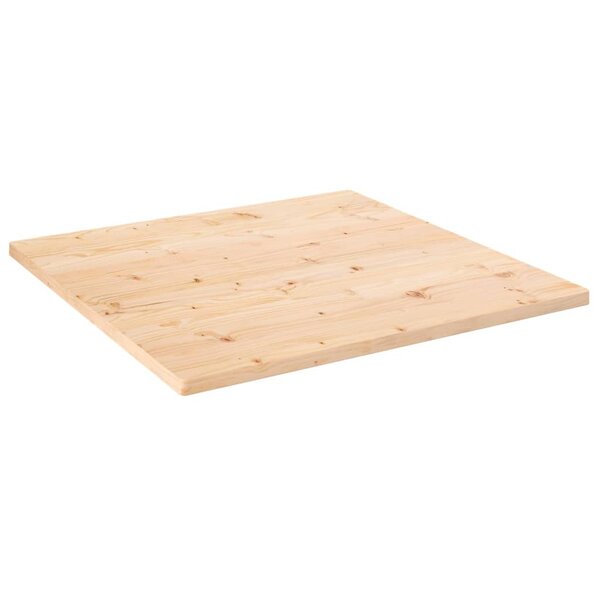 vidaXL Dessus de table 80x80x2 5 cm bois de pin massif