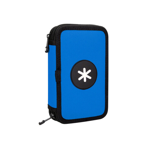 Trousse garnie antartik 2 compartiments 28 pieces bleu