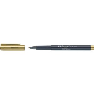 Marqueur metallics pointe ogive 1 5 mm or x 10 faber-castell