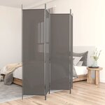 vidaXL Cloison de séparation 4 panneaux Anthracite 200x220 cm Tissu