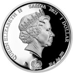 Pièce de monnaie en Or 25 Dollars g 16 Millésime 2021 DAVID DRAHONINSKY