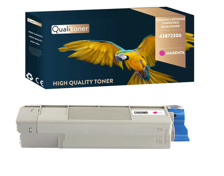 Qualitoner x1 toner 43872306 magenta compatible pour oki