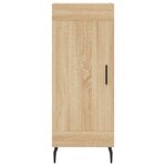 vidaXL Buffet Chêne sonoma 34 5x34x90 cm Bois d'ingénierie