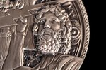 ZEUS AT OLYMPIA Antique Finish 2 Once Argent Monnaie 10000 Francs Tchad 2024